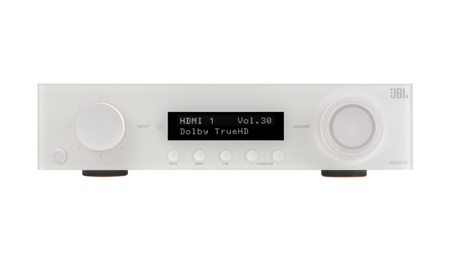 JBL MA310 5.2 Channel 4K AV Receiver - White