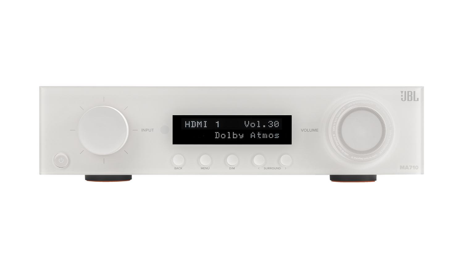 JBL MA710 7.2 Channel 8K AV Receiver - White