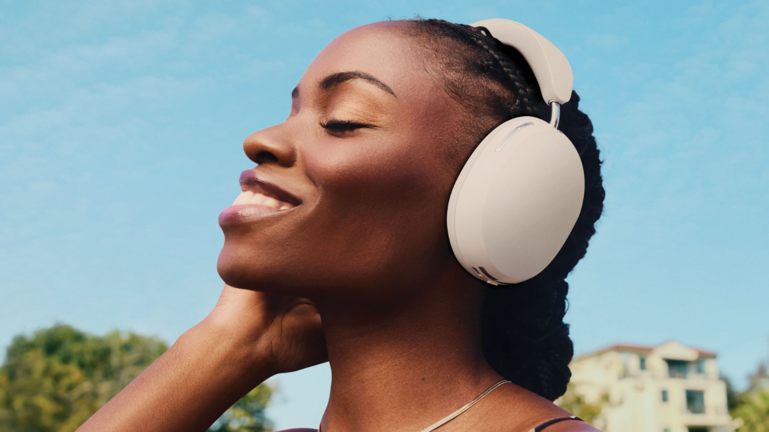 Sonos Ace Active Noise Cancelling Wireless Over-Ear Headphones - Soft White