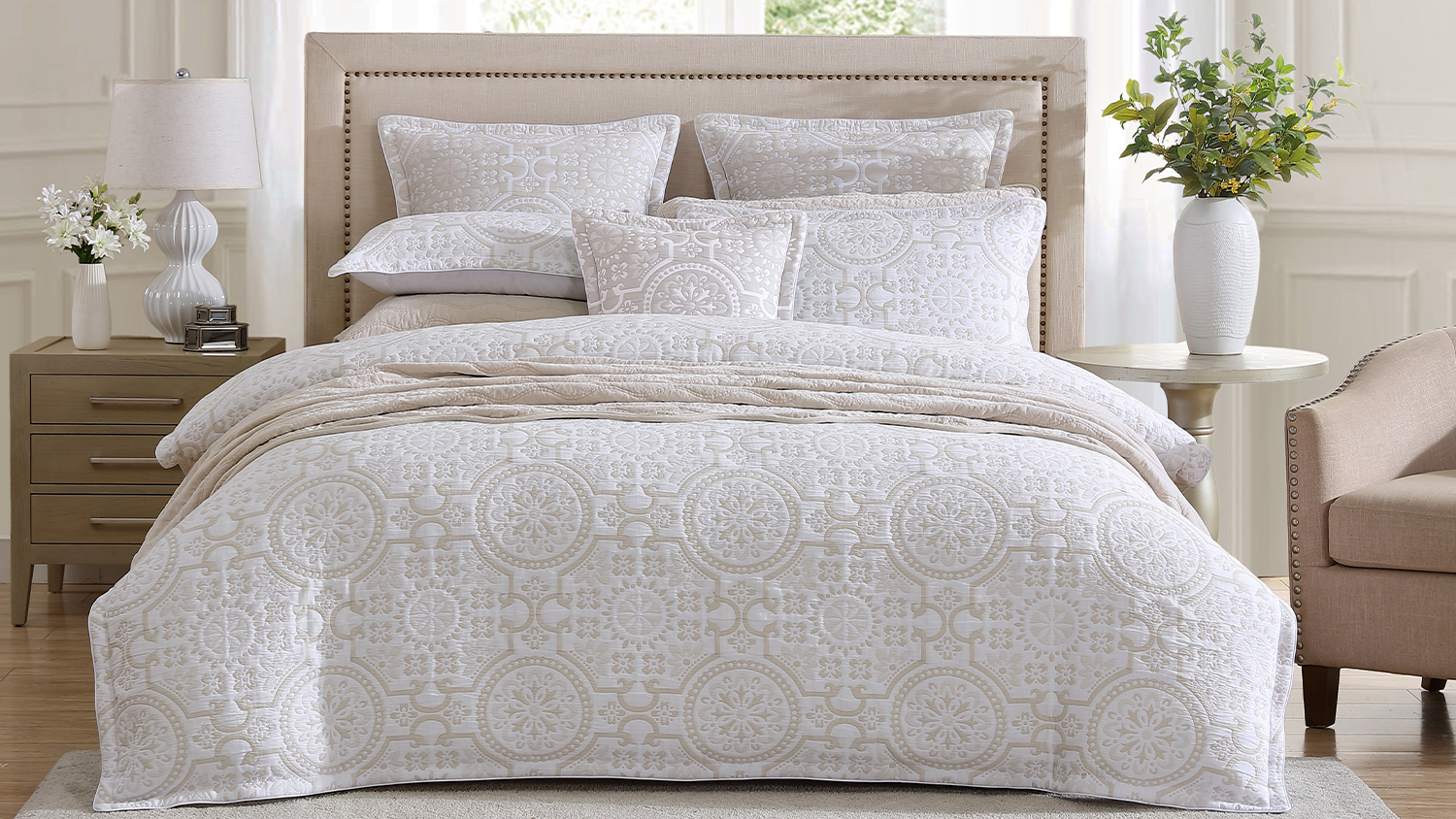 Mayfair Stone Duvet Cover Set by Private Collection