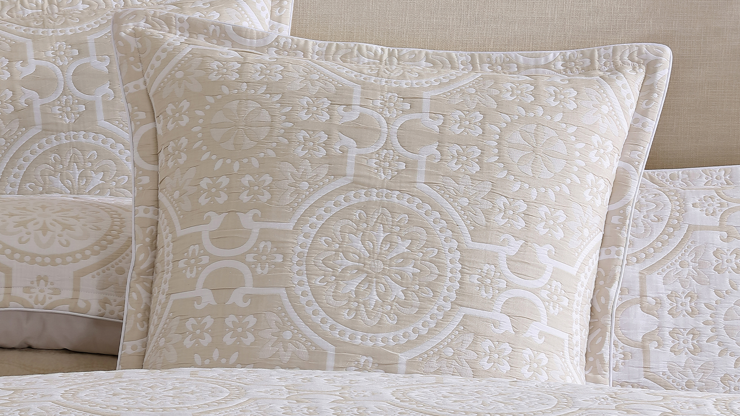 Mayfair Stone Square Cushion by Private Collection