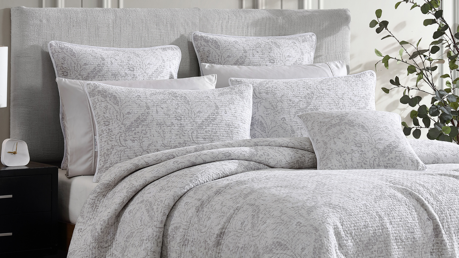 Wren Ash European Pillowcase by Private Collection