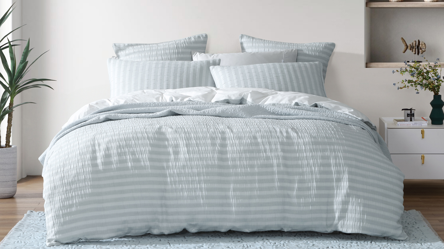 Emmet Sage Breakfast Cushion by Platinum