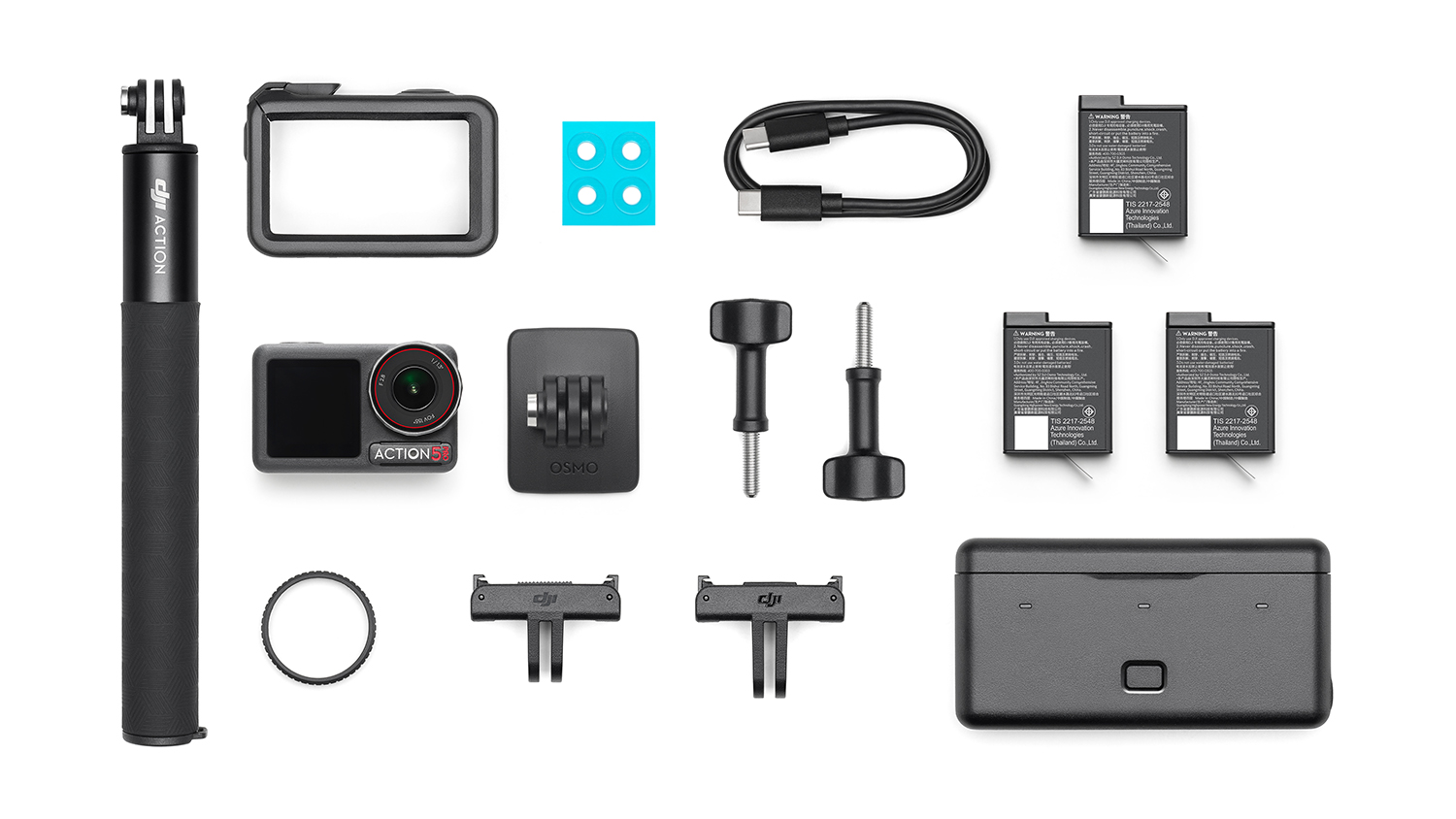 DJI Osmo Action 5 Pro Camera Adventure Combo - Black