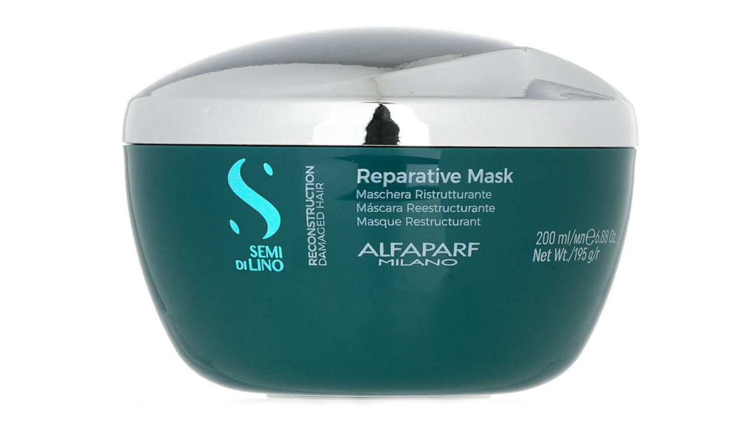 AlfaParf Semi Di Lino Reconstruction Reparative Mask (Damaged Hair) - 200ml/6.88oz
