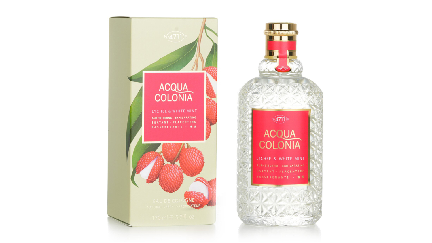 Acqua Colonia Lychee and White Mint Eau De Cologne Spray - 170ml/5.7oz