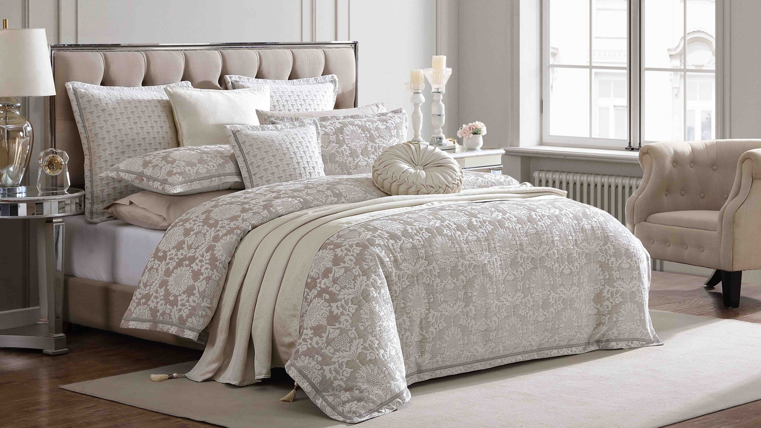 Imperial Stone Duvet Cover Set by Da Vinci