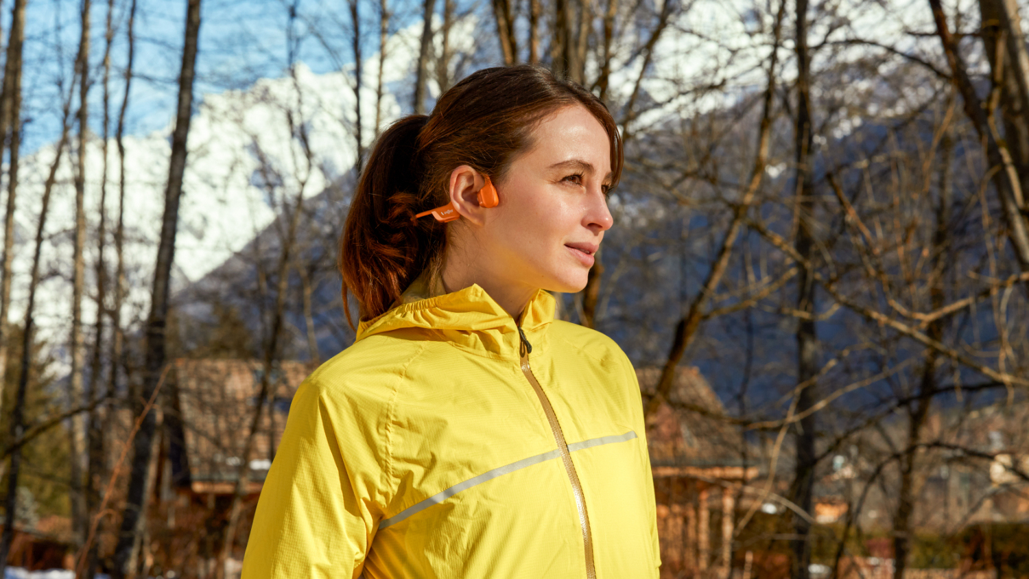 Shokz OpenRun Pro 2 Mini Wireless Open-Ear Headphones - Orange