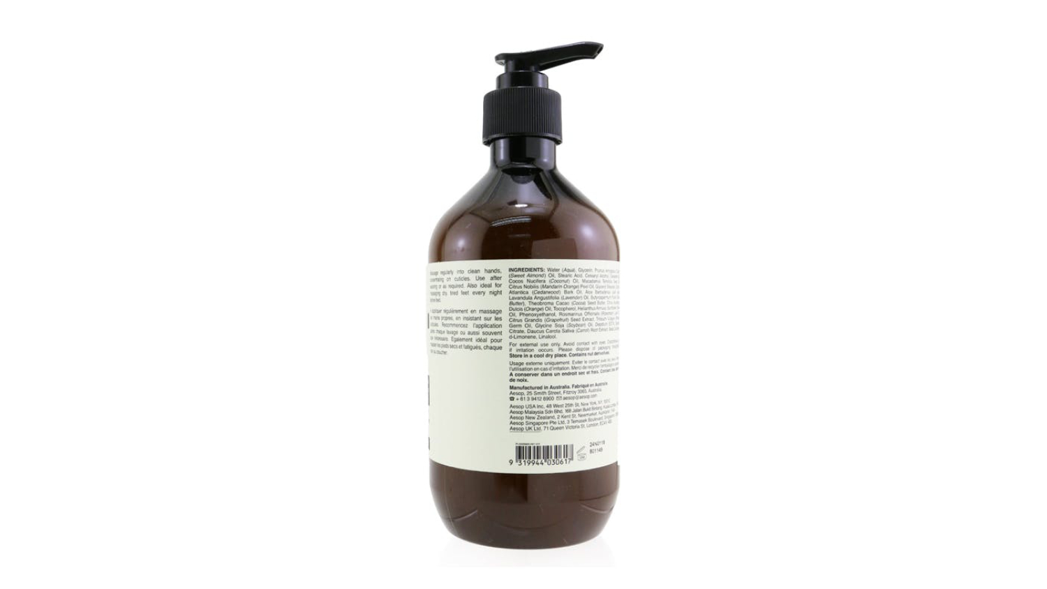 Aesop Resurrection Aromatique Hand Balm - 500ml/16.67oz