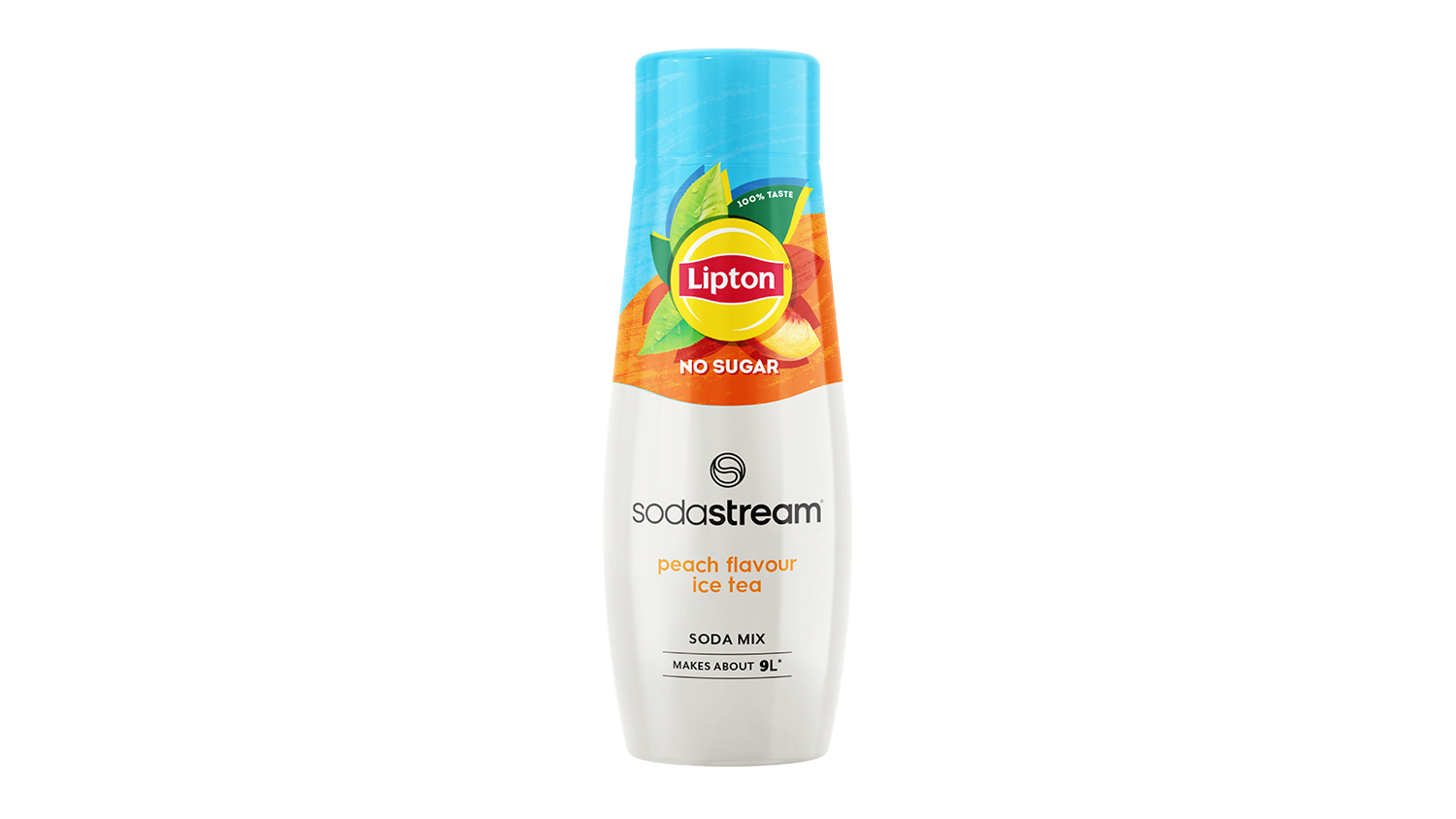 SodaStream Lipton Tea Zero Peach Ice Sugar Syrup/Soda Mix - 440ml (1924223640)