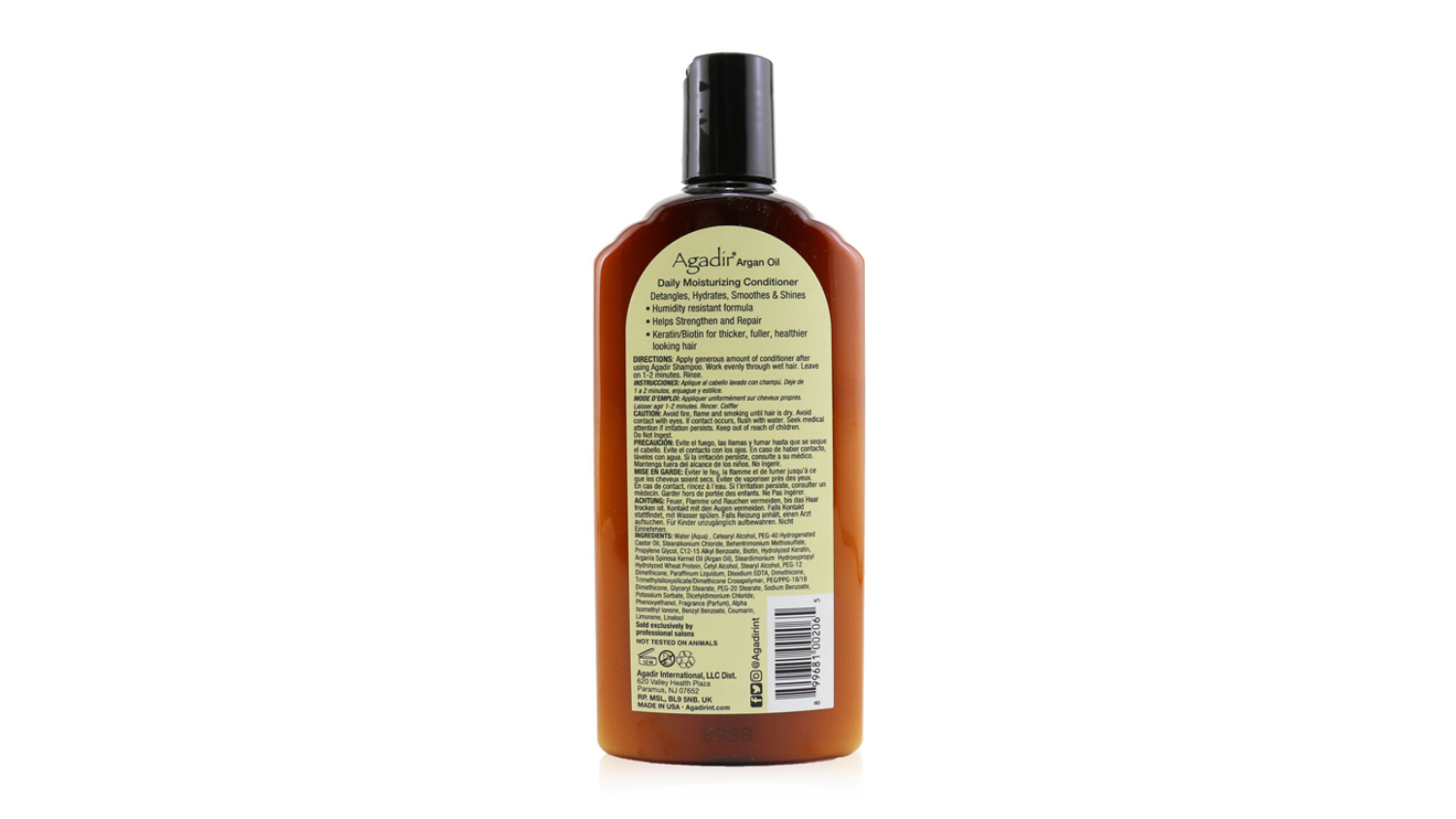 Agadir Argan Oil Daily Moisturizing Conditioner (Ideal For All Hair Types) - 366ml/12.4oz