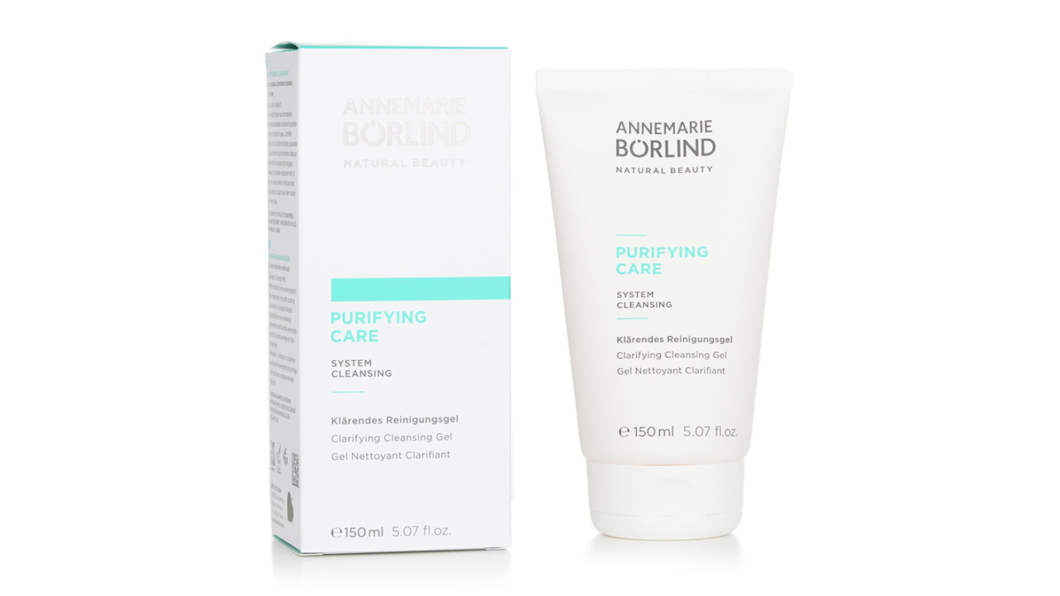 Annemarie Borlind Purifying Care System Cleansing Clarifying Cleansing Gel - For Oily or Acne-Prone Skin - 150ml/5.07oz
