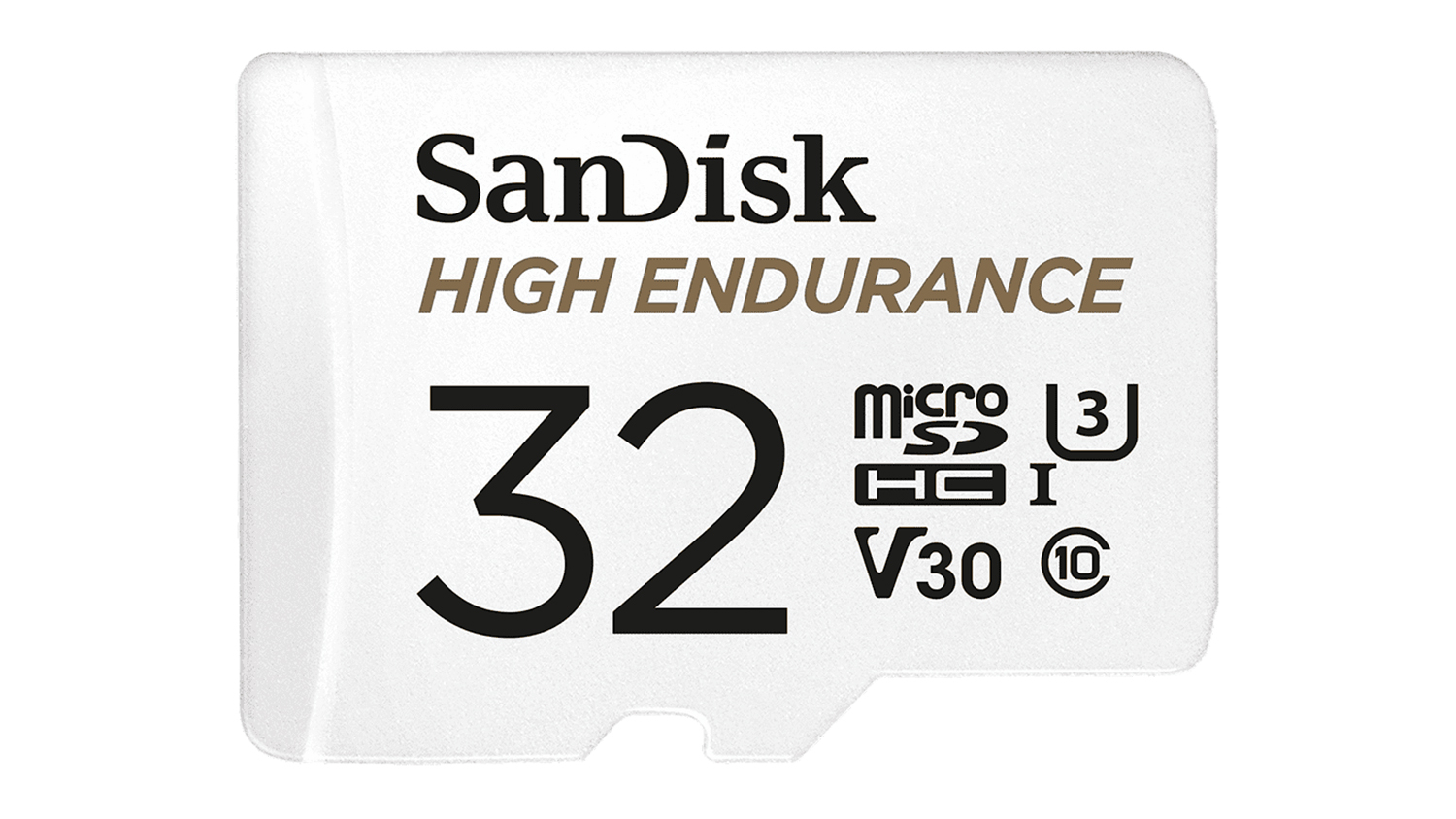 SanDisk High Endurance MicroSD Card with Adapter - 32GB (microSDXC, UHS-I, V30, U3)