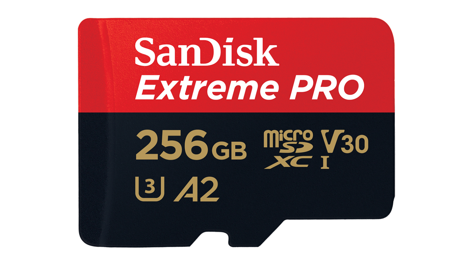 SanDisk Extreme Pro MicroSD Card with Adapter - 256GB (microSDXC, UHS-I, V30, U3, A2)
