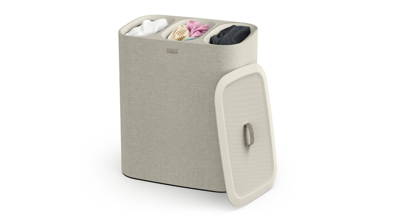 Joseph Joseph Tota Trio Laundry Separation Hamper - Ecru