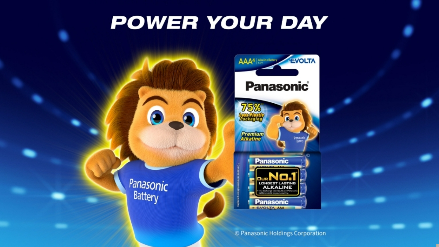 Panasonic EVOLTA AAA Alkaline Battery 1.5V Paper Pack - 4 Pack (LR03EG/4P)