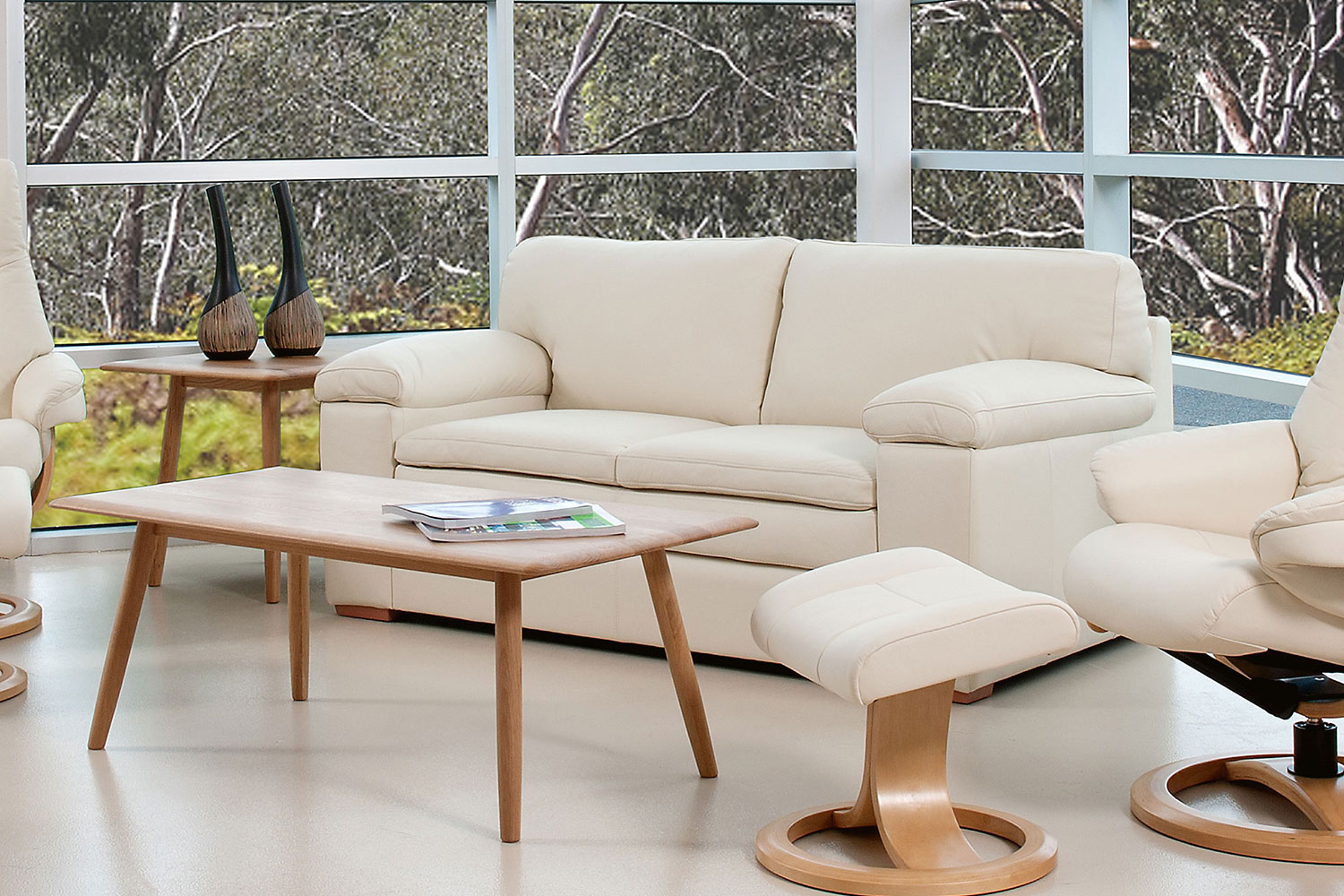 Portsea 2.5 Seater Leather Sofa