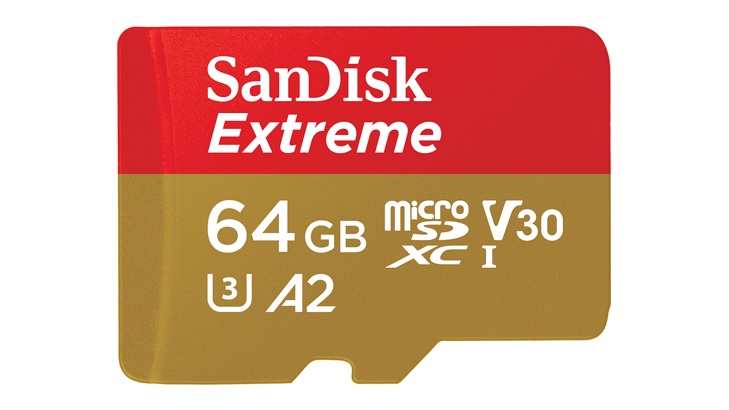 SanDisk Extreme MicroSD Card with Adapter - 64GB (microSDXC, UHS-I, V30, U3, A2)