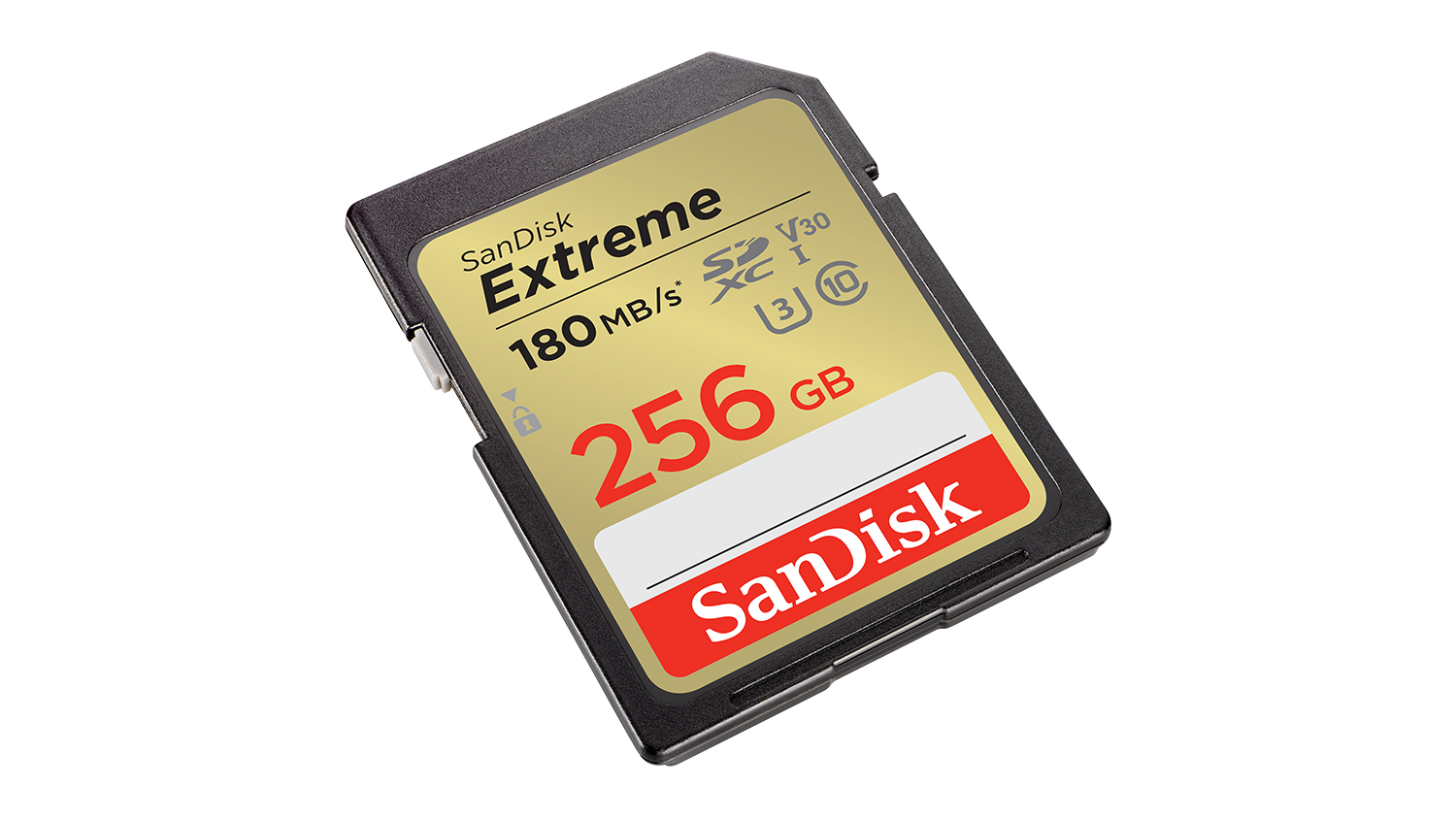 SanDisk Extreme SD Card - 256GB (SDHC, SDXC, UHS-I, V30, U3, Read 180 MB/s)