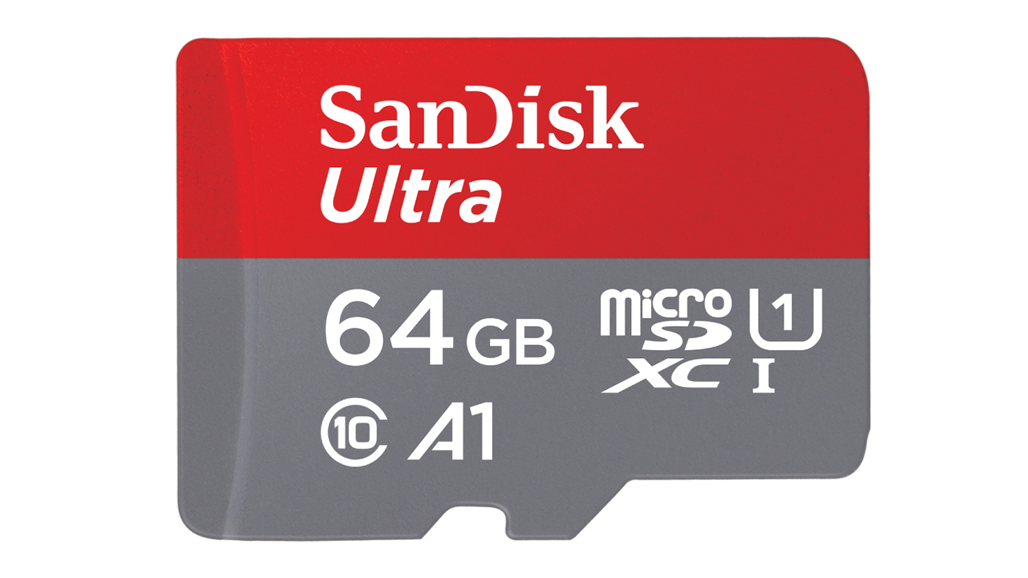 SanDisk Ultra MicroSD Card with Adapter - 64GB (microSDXC, UHS-I, V10, U1, A1)