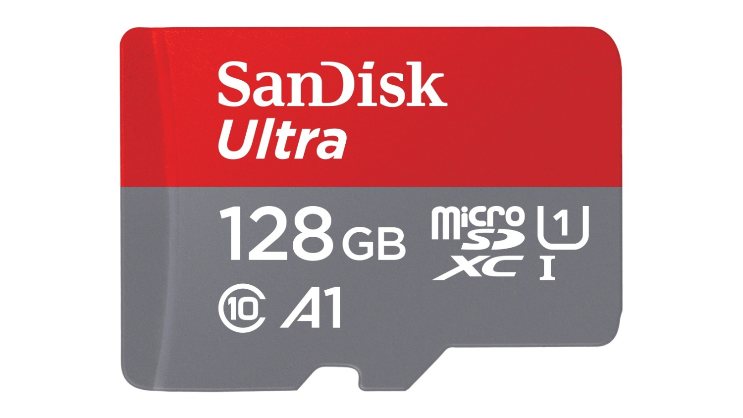 SanDisk Ultra MicroSD Card with Adapter - 128GB (microSDXC, UHS-I, V10, U1, A1)