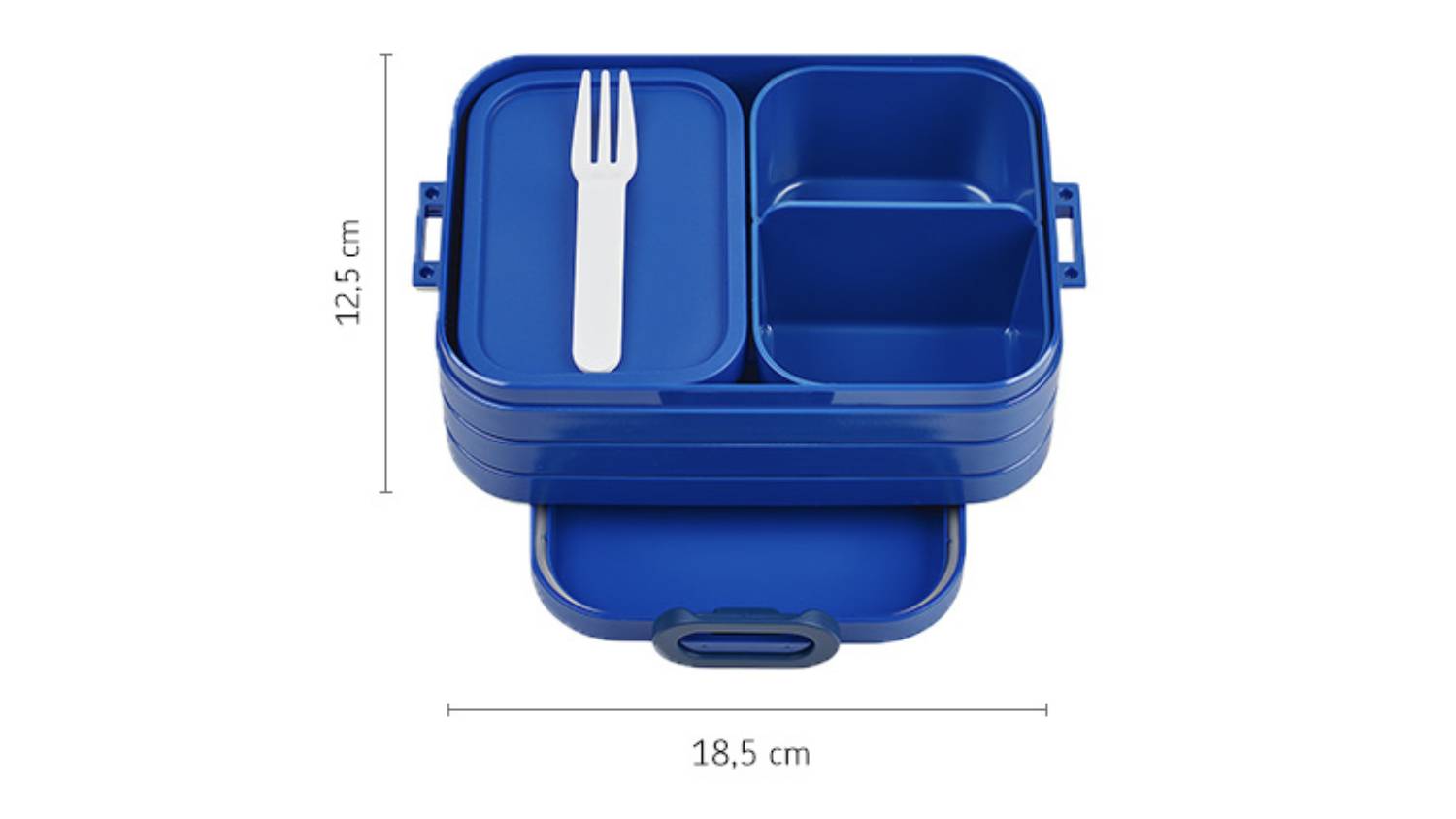 Mepal Segmented Bento Box Midi - Vivid Blue