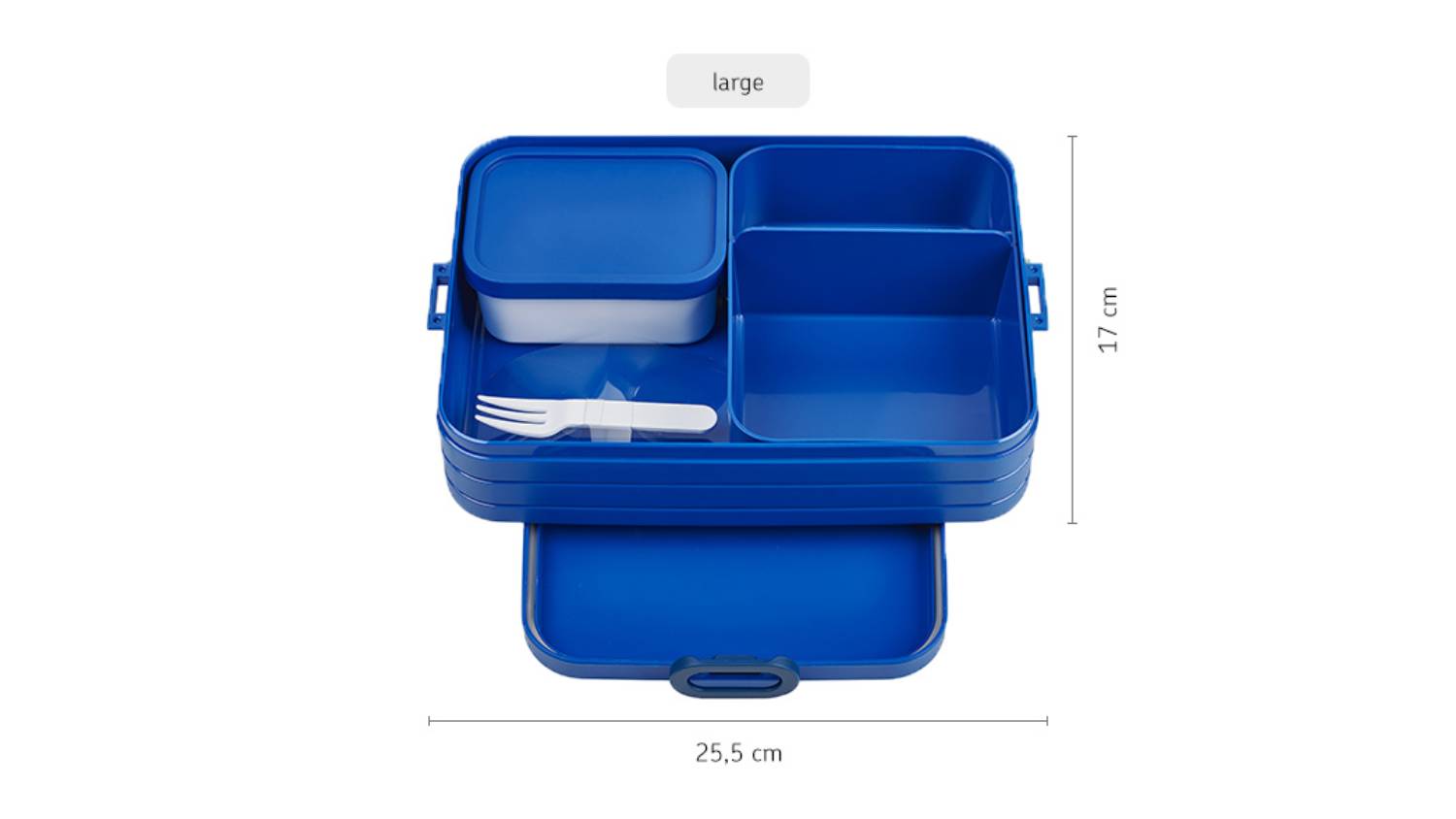 Mepal Segmented Bento Box Large - Vivid Blue