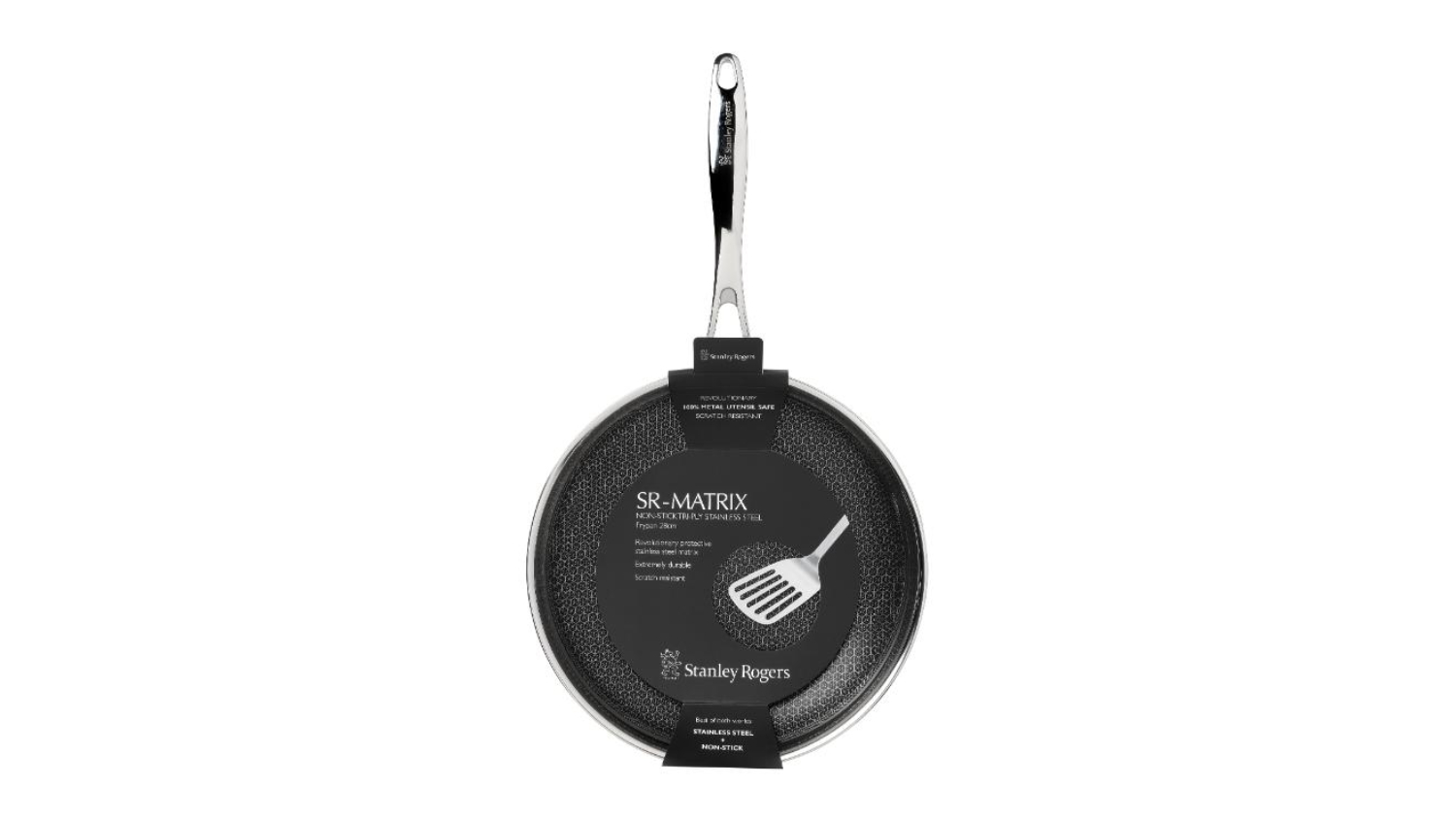 Stanley Rogers Matrix Stainless Steel Frying Pan 28cm