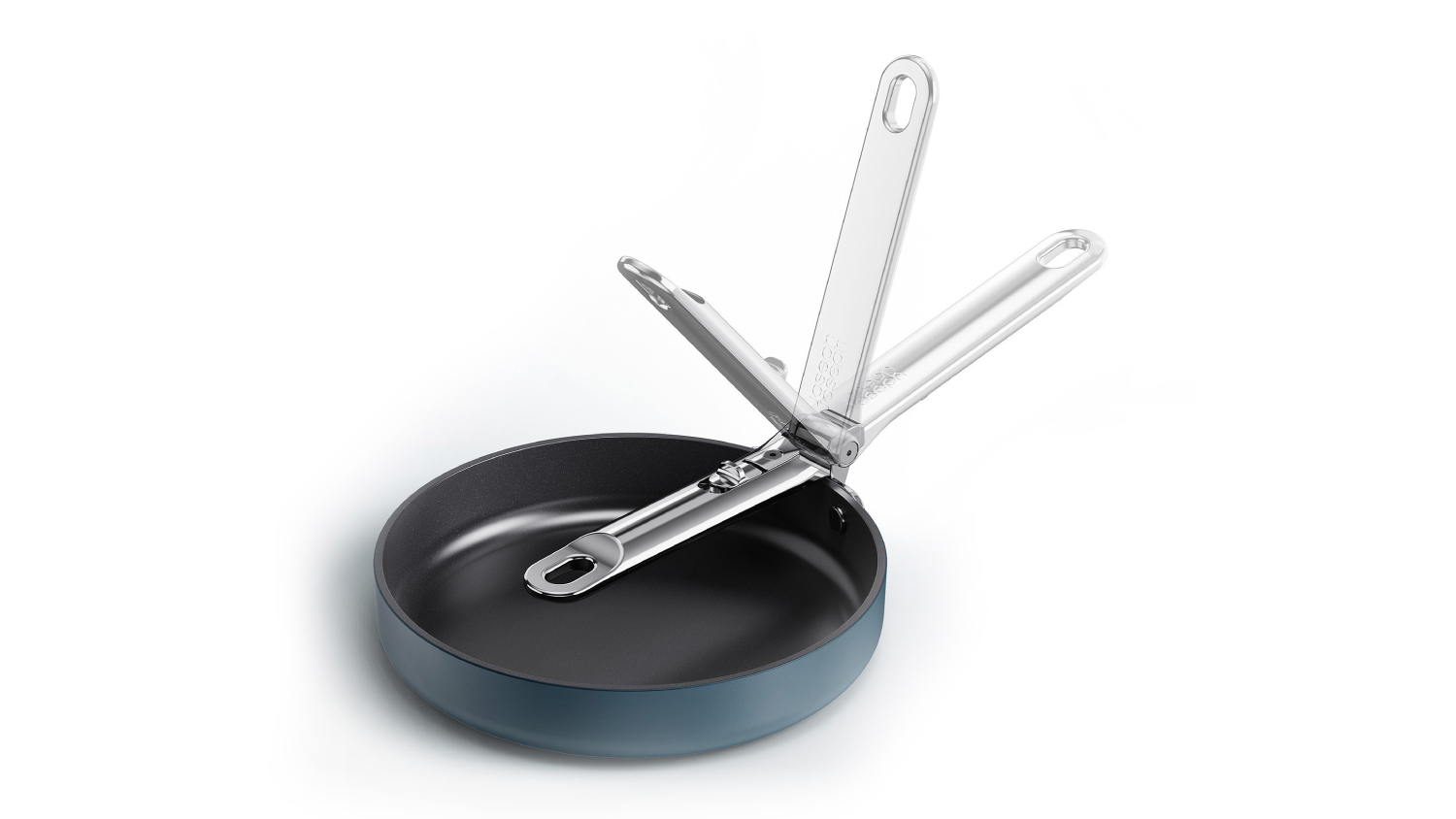 Joseph Joseph "Space" Non-Stick Frying Pan with Fold-Away Handle 20cm - Navy