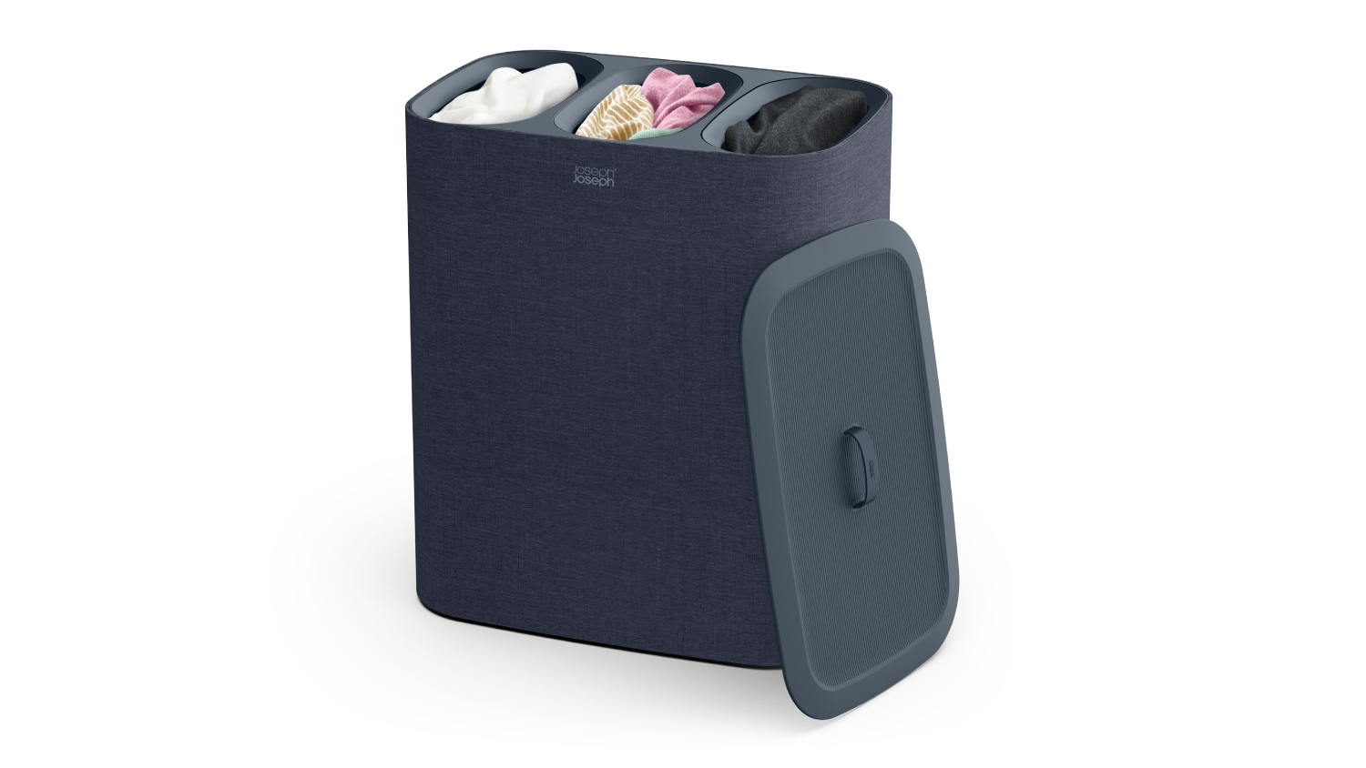 Joseph Joseph Tota Trio Laundry Separation Hamper - Black
