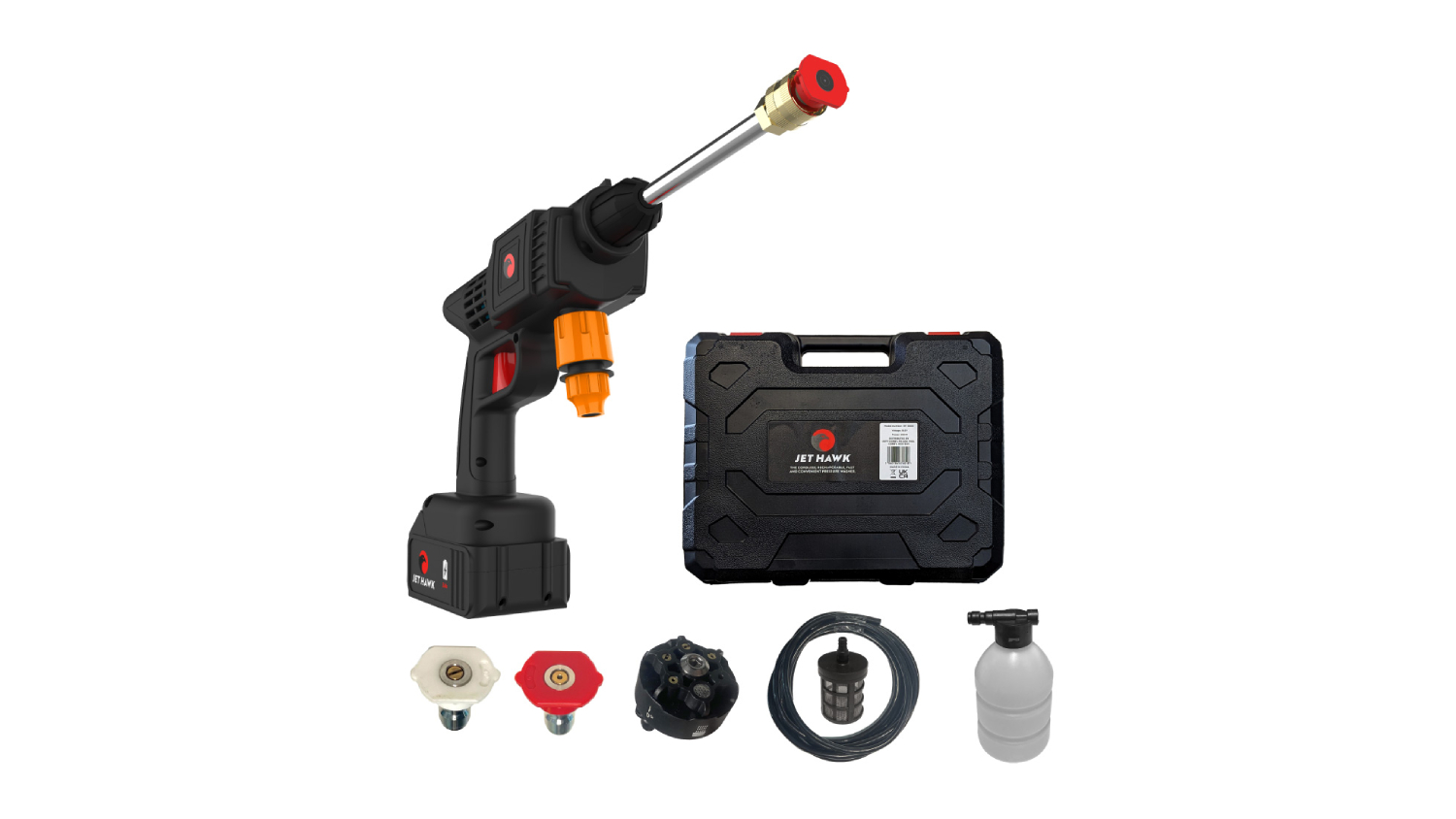 Jet Hawk Portable Cordless Pressure Washer