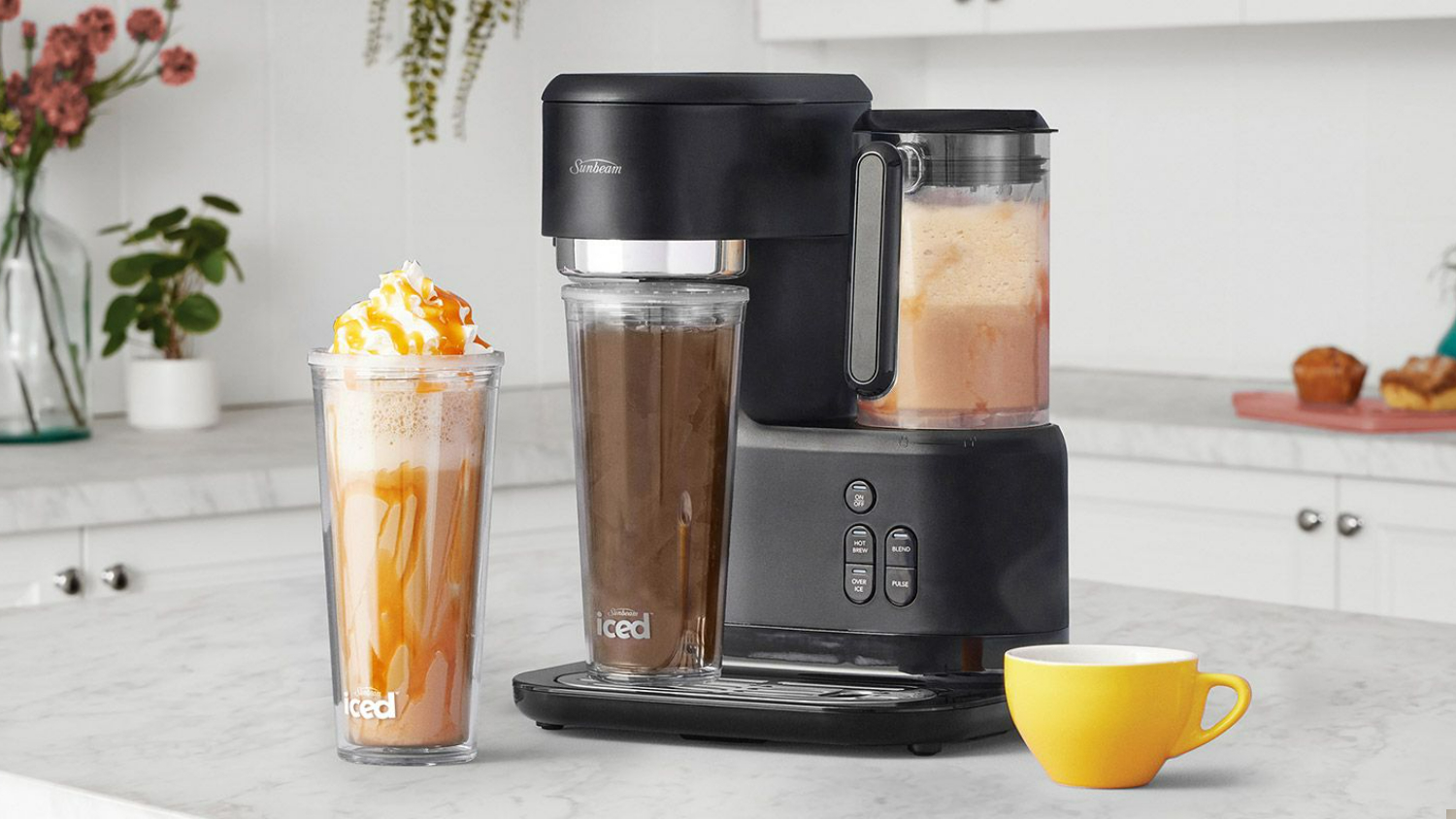 Sunbeam Frappe Iced & Hot Coffee Machine - Black (SDP2000BK)