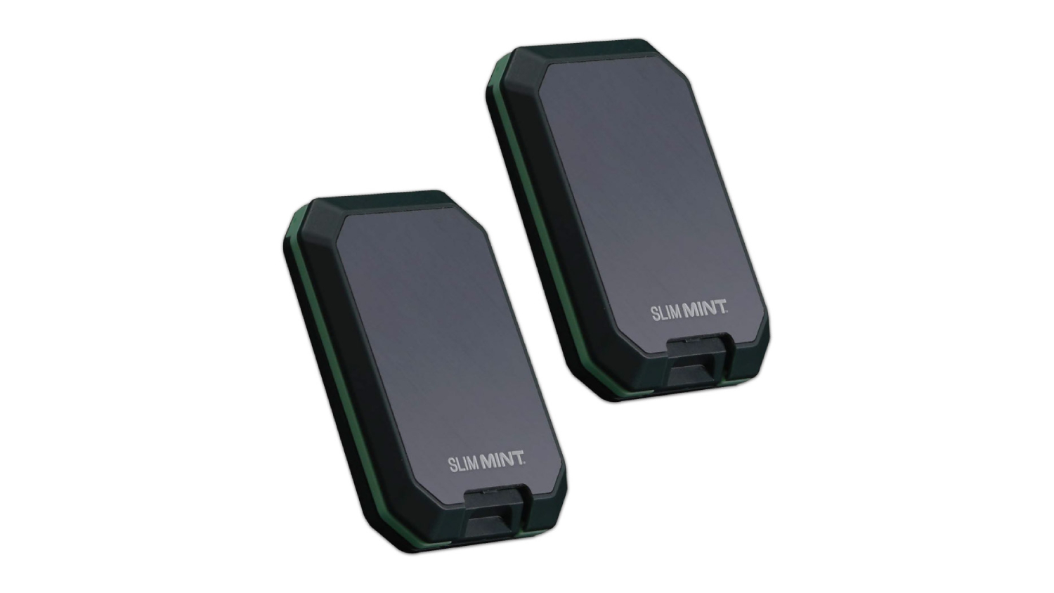 Slim Mint Ultra-Thin Hard Case Wallet 2pcs. - Dark Grey