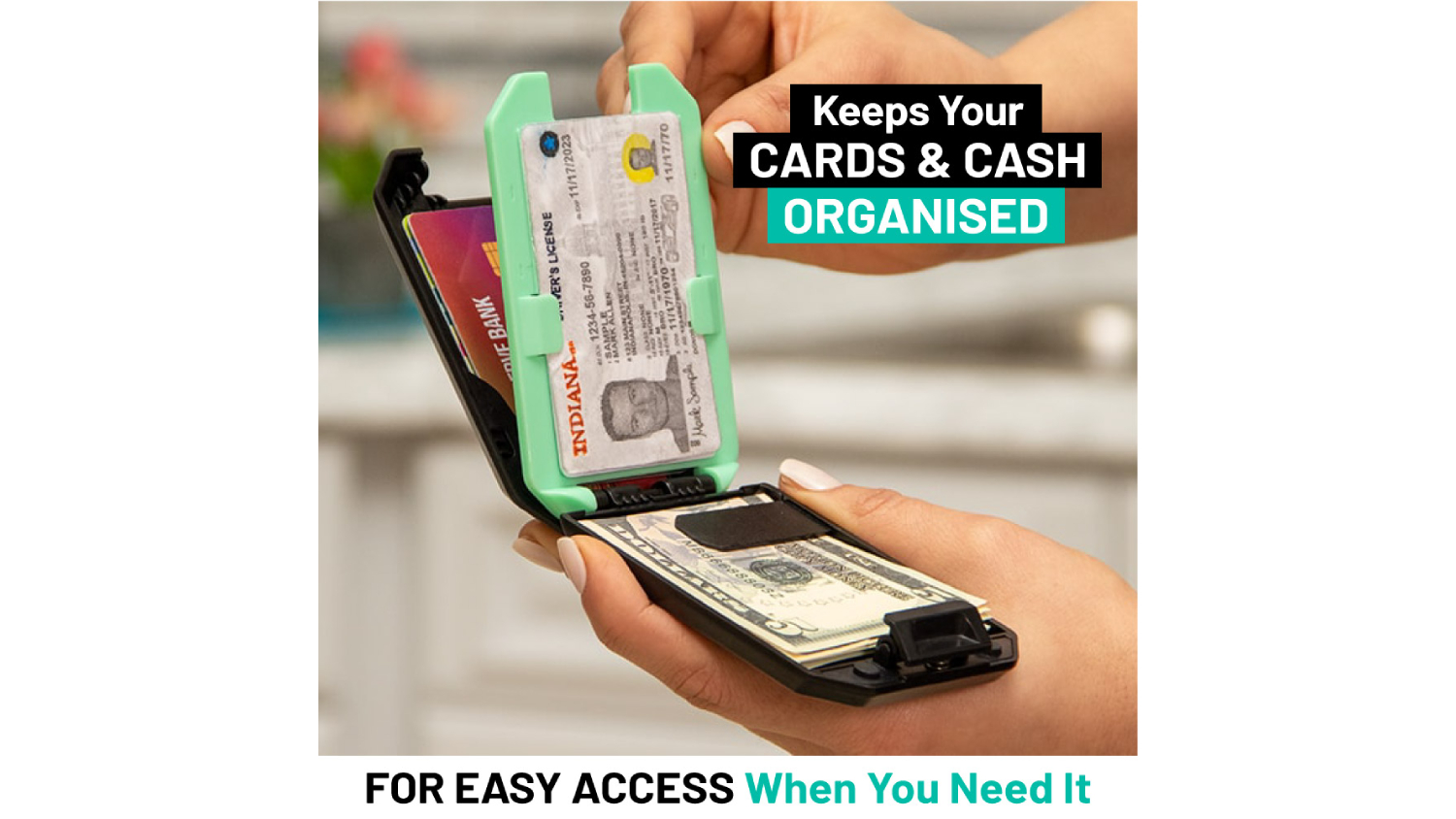 Slim Mint Ultra-Thin Hard Case Wallet 2pcs. - Dark Grey