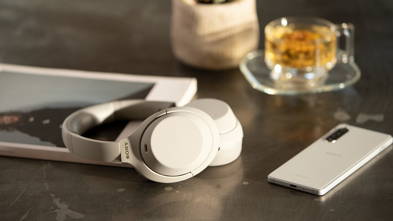 Sony WH-1000XM4 Wireless Noise Cancelling Over-Ear Headphones - Silver