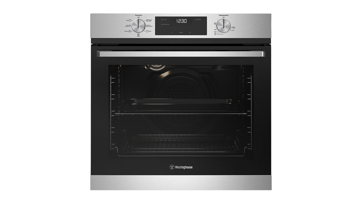 Westinghouse 60cm Built-In Oven with 7 Functions - Stainless Steel (WVE6515SD)