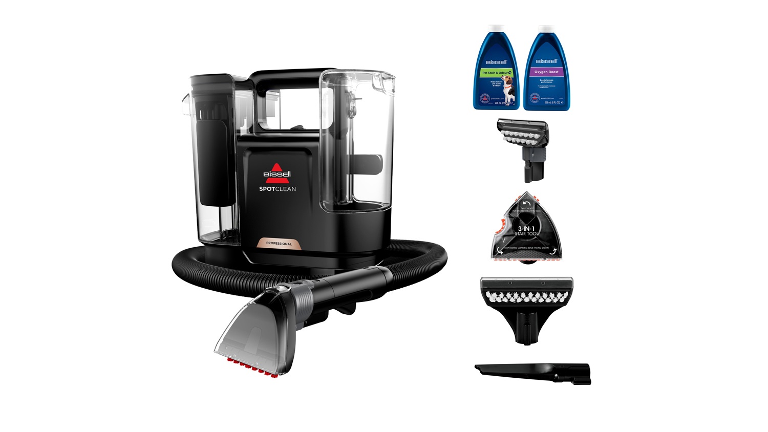 Bissell SpotClean Professional Carpet & Upholstery Shampooer - Black (3861P)