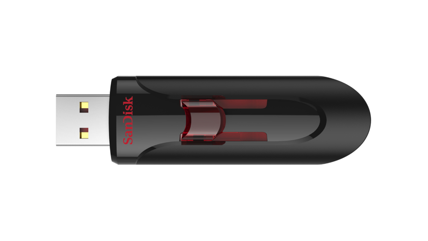 SanDisk Cruzer Glide USB-A 3.0 Flash Drive - 32GB (Black/Red)
