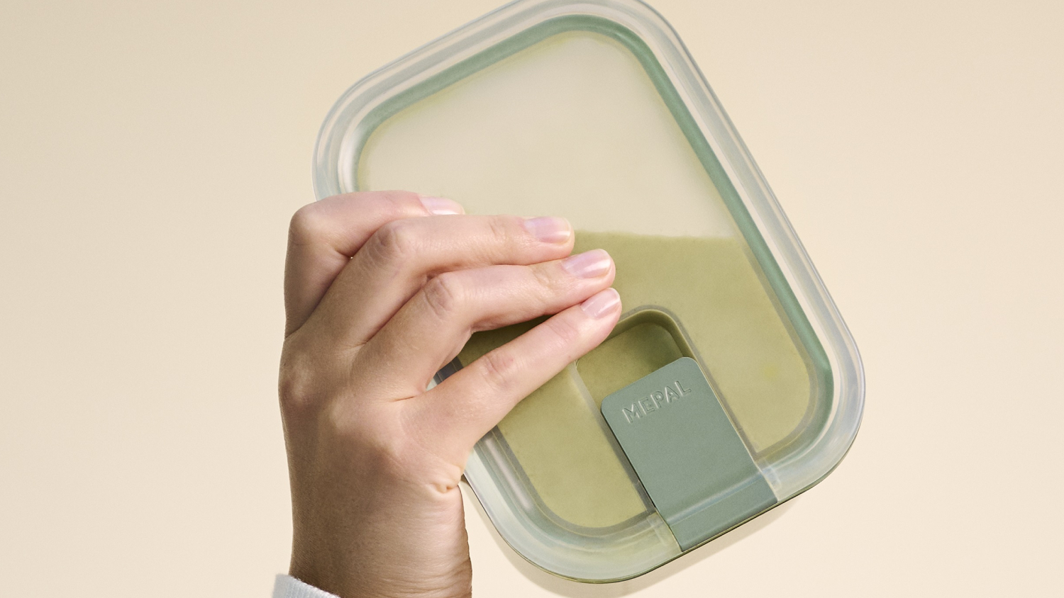 Mepal Easyclip Food Storage Container 2.25L - Nordic Sage