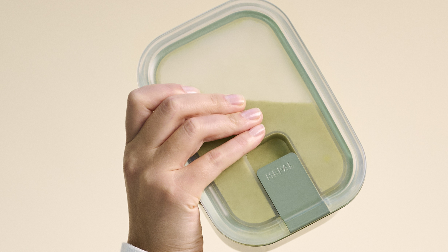 Mepal Easyclip Food Storage Container System 3pcs. - Nordic White