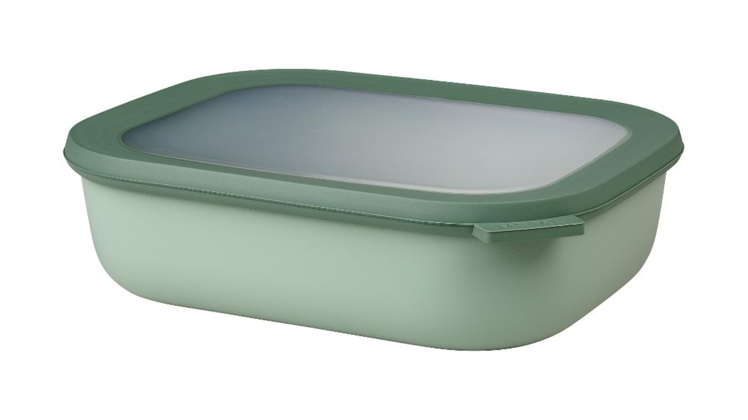Mepal Cirqula Rectangular Food Storage Container 2L - Nordic Sage