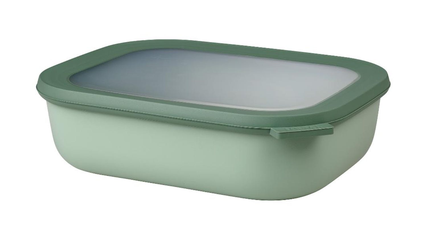 Mepal Cirqula Rectangular Food Storage Container 2L - Nordic Sage ...