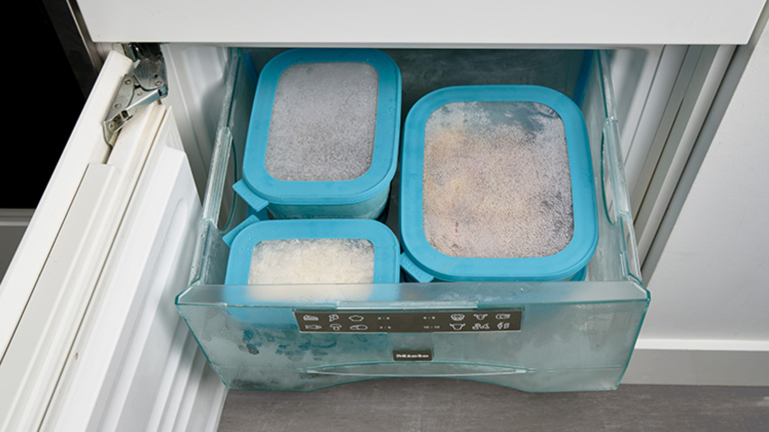 Mepal Cirqula Rectangular Food Storage Container System Large 3pcs. - Nordic White