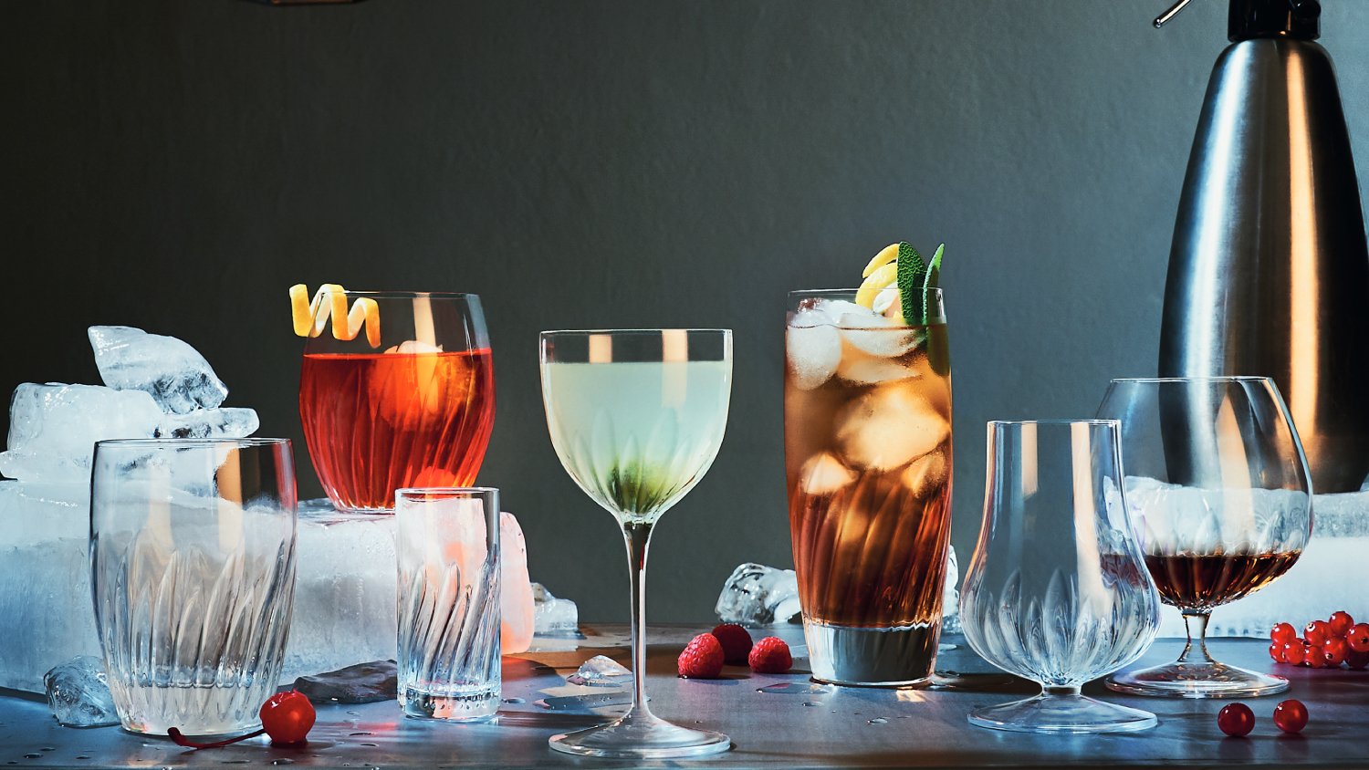 Luigi Bormioli Mixology Spanish Gin Glass Set 800ml 4pcs.