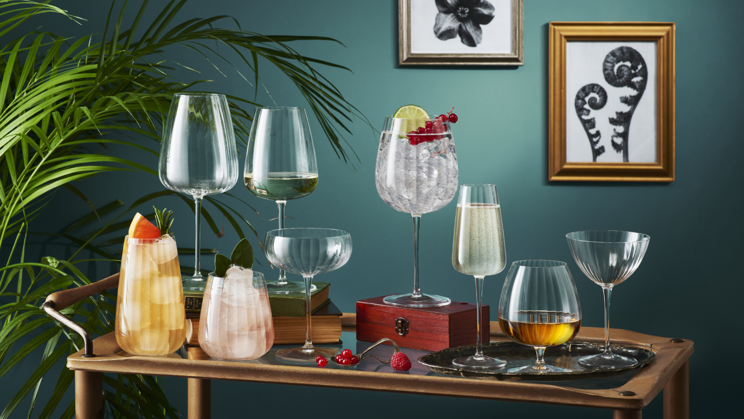 Luigi Bormioli Optica Champagne Coup Glass Set 300ml 4pcs.