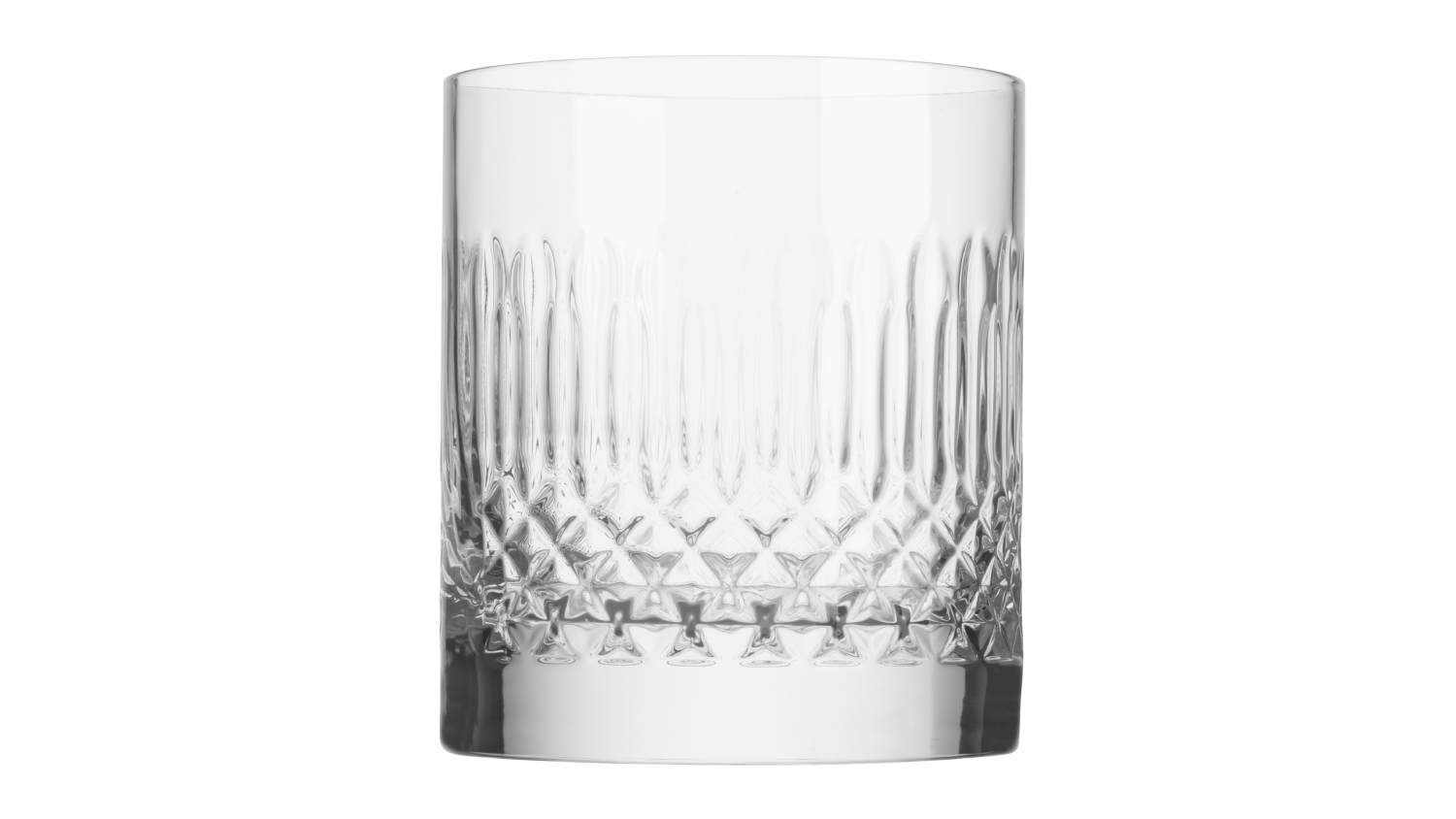 Luigi Bormioli Diamante Double Old Fashioned Glass 380ml 4pcs.