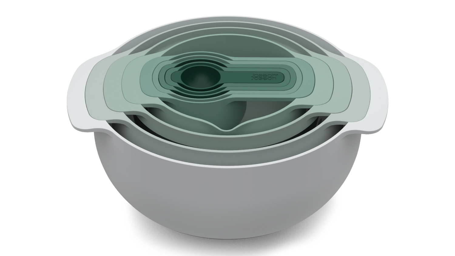 Joseph Joseph Nesting Bowls 9pcs. - Sage Tones