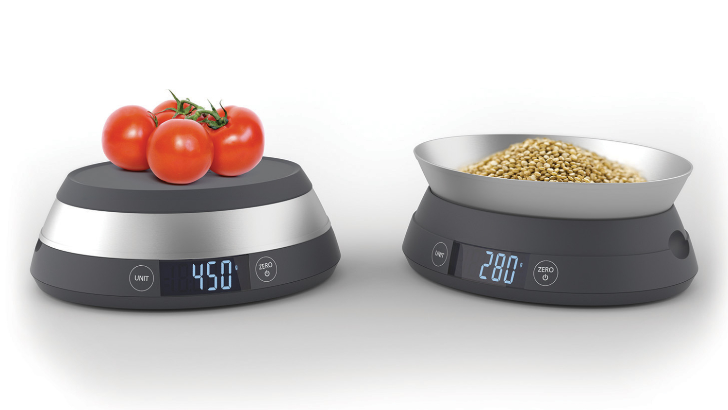 Joseph Joseph Switch Stainless Steel Scale - Grey