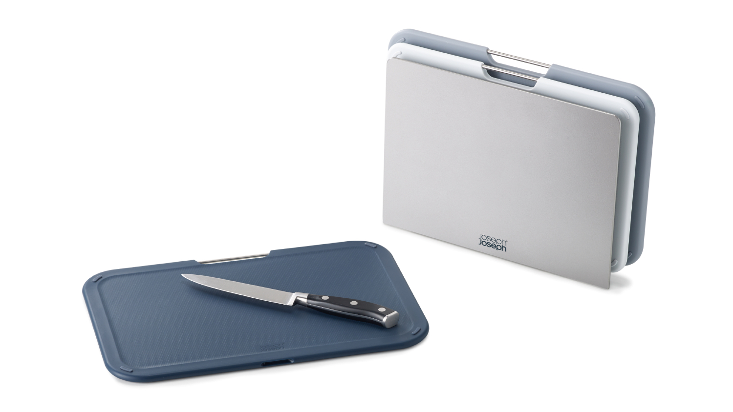 Joseph Joseph Nest Stacking Cutting Boards Regular 3pcs. - Blue-Grey