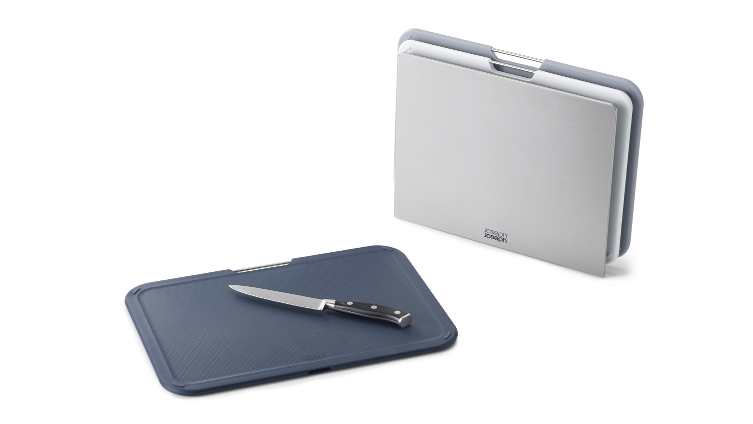 Joseph Joseph Nest Stacking Cutting Boards Large 3pcs. - Blue-Grey